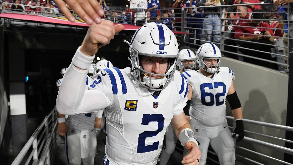 Raiders vs. Colts Odds, Picks, Predictions: How To Bet Over/Under With Carson Wentz Cleared To Play In Week 17 article feature image