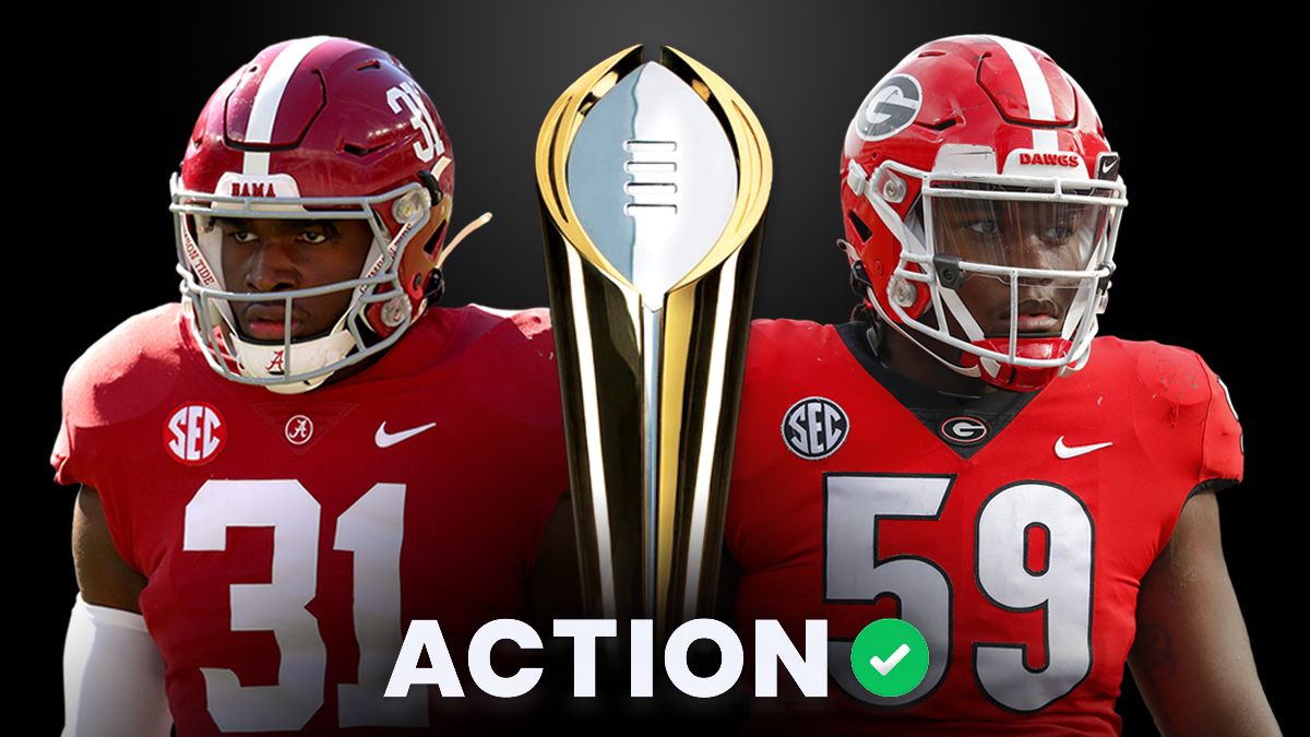 Alabama vs. Georgia Odds, Promos: Bet $10, Win $200 if Either Team Gains 22+ Yards, and More! article feature image