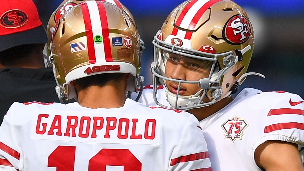 Injured Jimmy Garoppolo More Valuable to 49ers Betting Odds Than Healthy Trey Lance article feature image