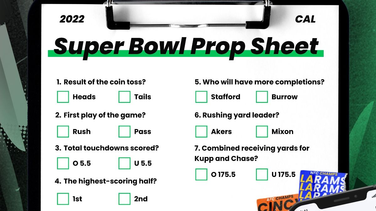 2022 Super Bowl Prop Sheet: Final Prop Bet Results So You Can Grade Your Rams vs. Bengals Props article feature image