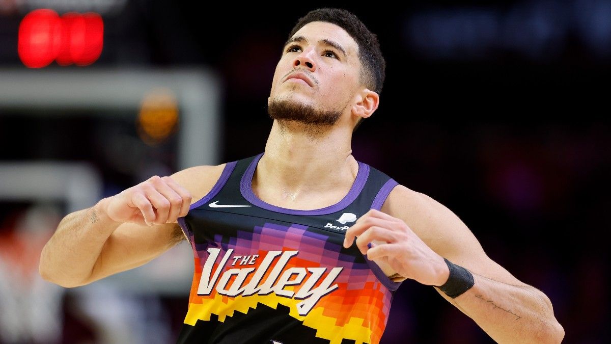 How Devin Booker’s Injury Changes Suns’ NBA Championship, Conference & Game 3 Odds article feature image