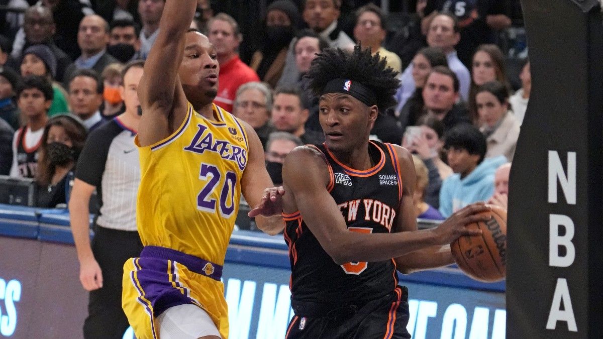 NBA Betting Odds, Picks: Knicks vs. Lakers Spread Attracting One-Sided Action article feature image