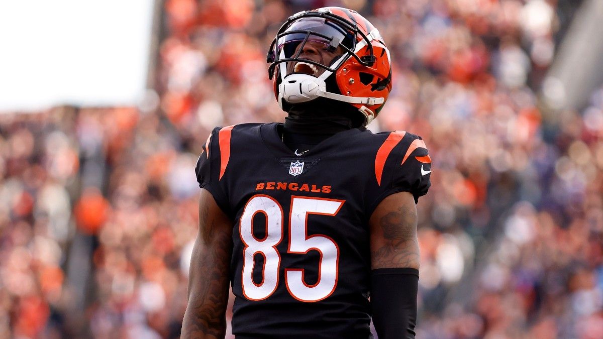 Tee Higgins Super Bowl Props, Odds: First TD, Anytime TD, Receiving Over/Unders & More for Bengals Wide Receiver article feature image