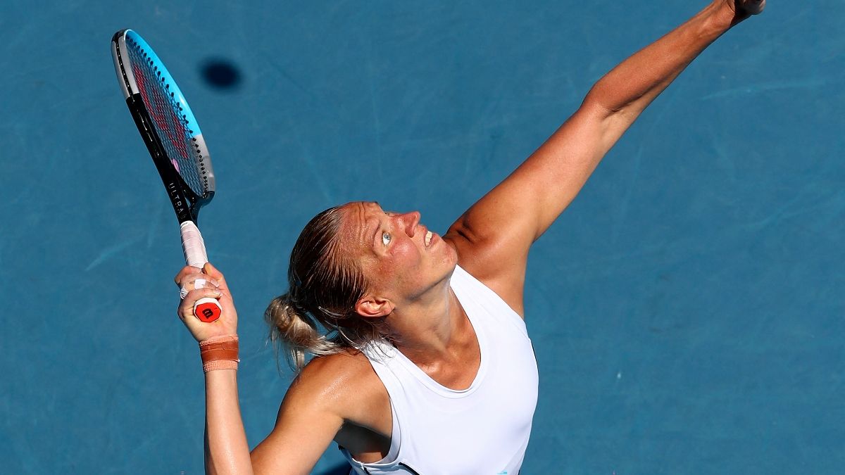2022 Miami Open Odds, Picks, Predictions: Kaia Kanepi Can Beat Ons Jabeur From Baseline (March 26) article feature image