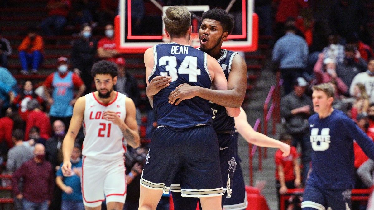 Wednesday Air Force-Utah State Sharp Betting Picks: Mountain West Total Landing Smart College Basketball Money article feature image