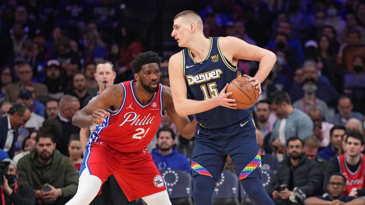 2022 NBA MVP Odds, Joel Embiid vs. Nikola Jokic: How Futures Have Shifted After Nuggets-76ers on Monday Night article feature image