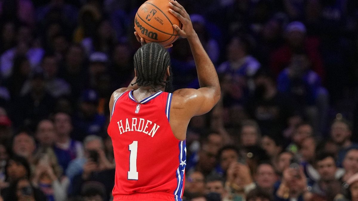 76ers vs. Cavaliers Odds, Promo: Bet $10, Win $200 if James Harden Makes a 3-Pointer! article feature image