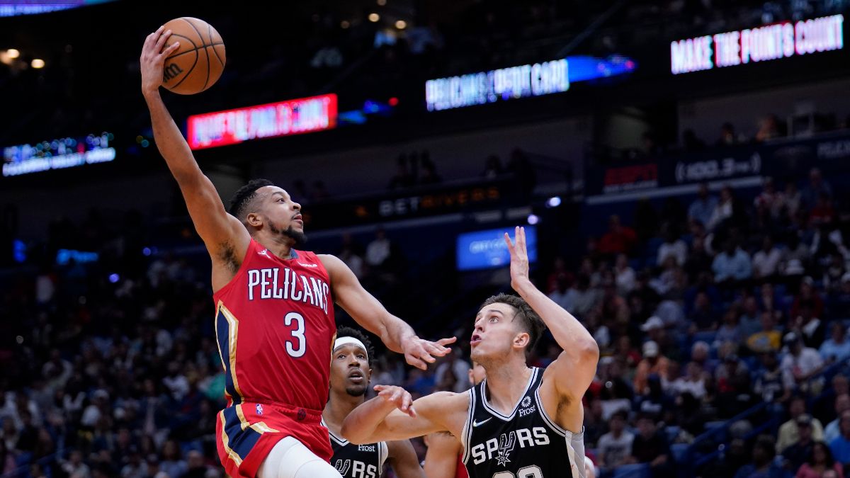 Pelicans-Spurs Odds, Promo: Bet $10, Win $200 if CJ McCollum Scores a Point! article feature image