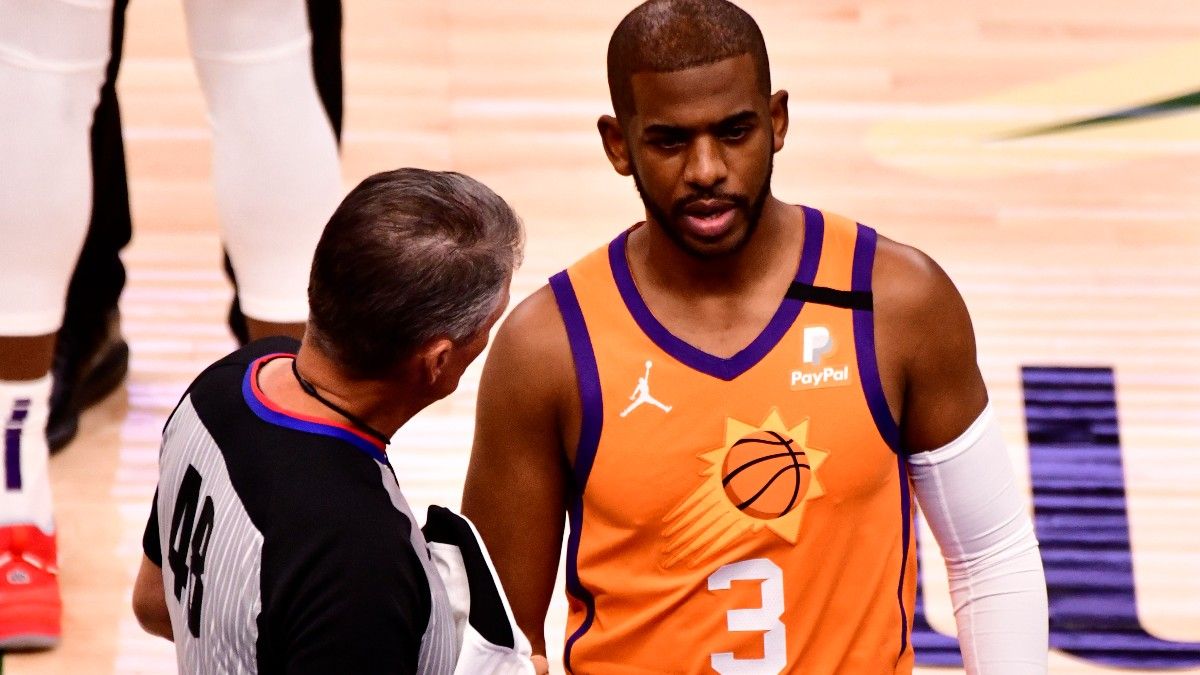 Chris Paul & Scott Foster History: The Interesting Betting Angle in Pelicans vs. Suns Game 2 article feature image