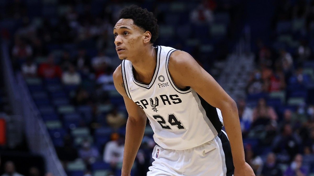 PropBetGuy’s Tuesday NBA Player Prop: Devin Vassell in High-Upside Spot With Dejounte Murray Out article feature image