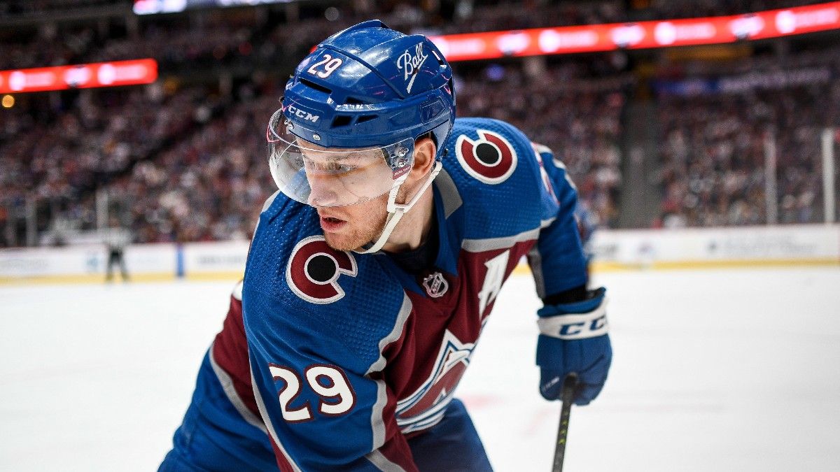 NHL Odds, Player Props & Predictions: 4 Bets for Monday, Including Nathan MacKinnon, Jake Guentzel (May 9) article feature image