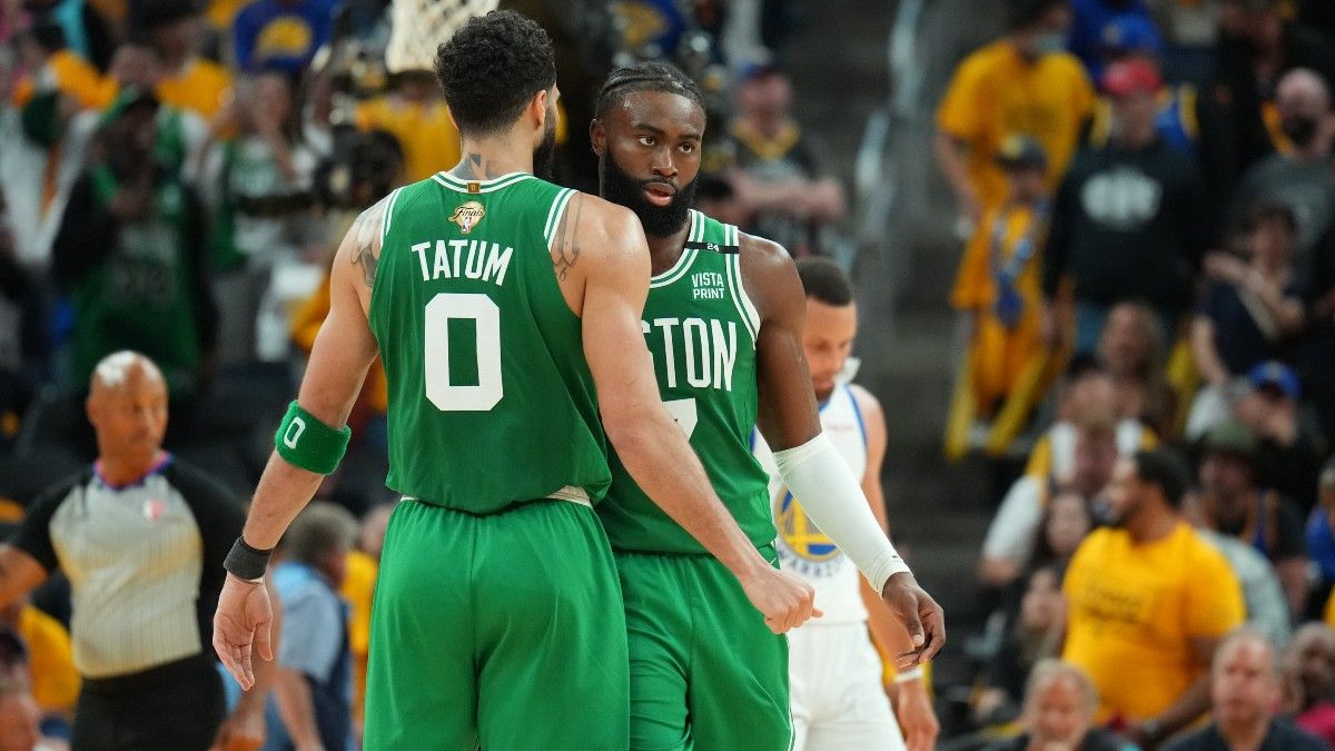 NBA Finals First Basket Prop Picks: Jaylen Brown, Jayson Tatum Among Top Plays for Game 3 article feature image