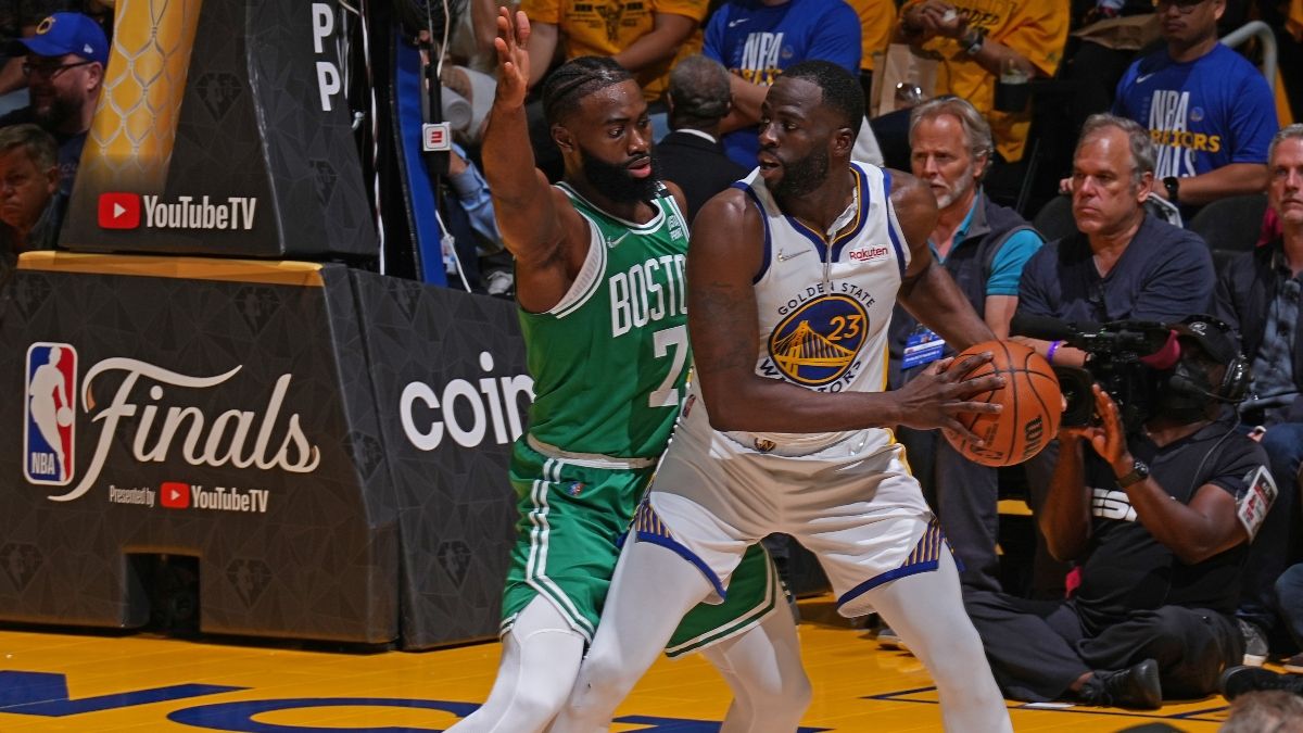 NBA Finals PrizePicks Player Props: Jayson Tatum & Draymond Green Have Value in Celtics-Warriors Game 2 (June 5) article feature image