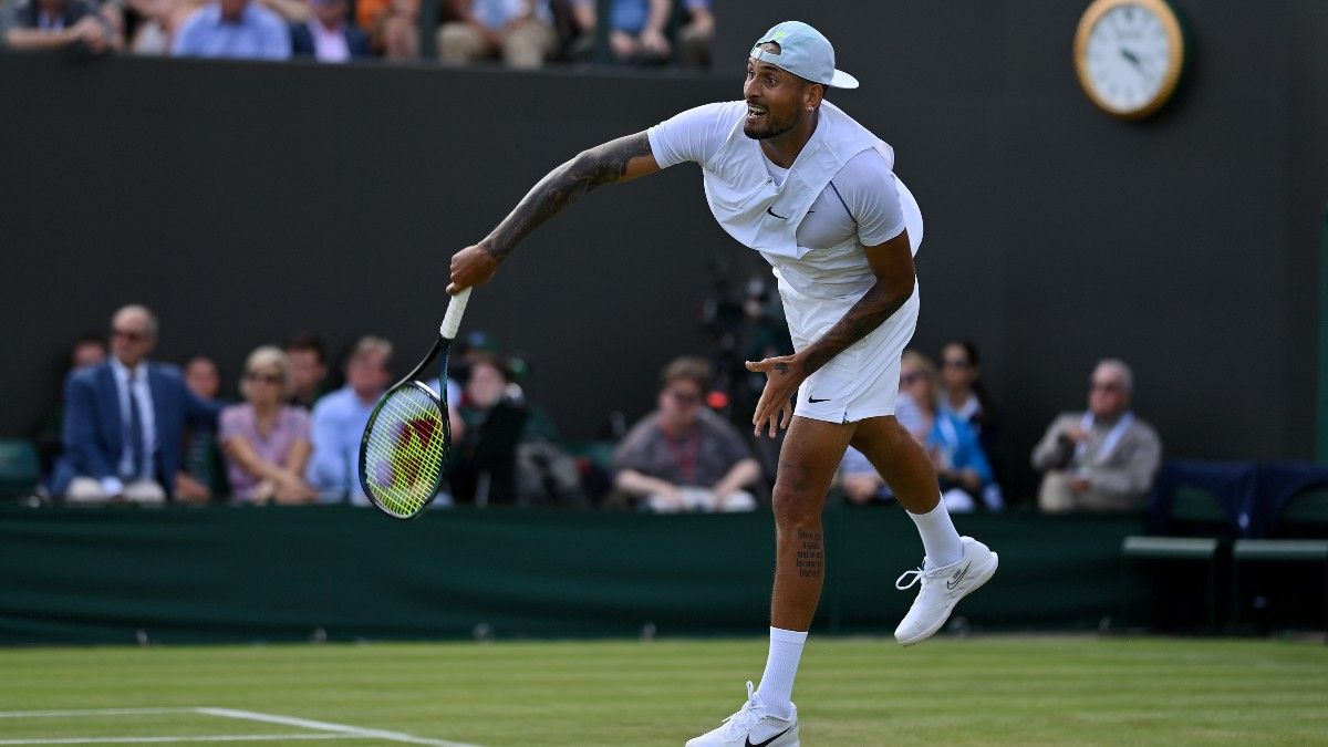 Nick Kyrgios vs. Stefanos Tsitsipas Wimbledon Betting Odds, Pick, Preview (July 2) article feature image