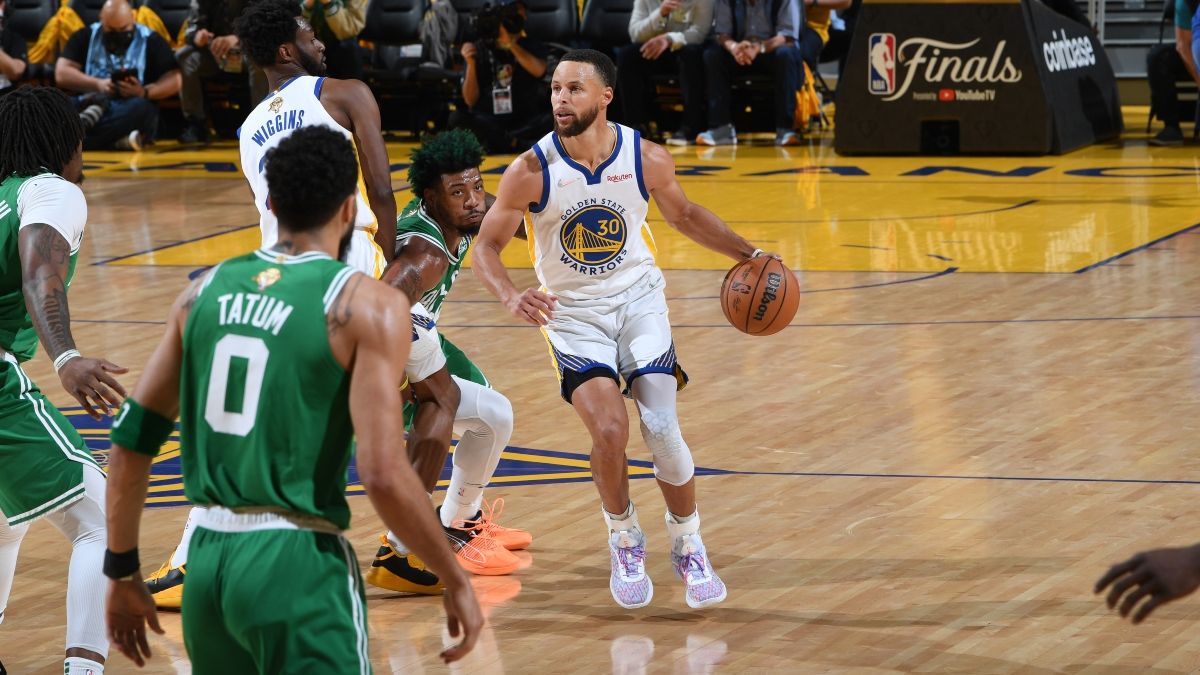 NBA Finals Series Player Props: Our Experts’ Picks for Stephen Curry, Klay Thompson, More Warriors-Celtics Bets article feature image