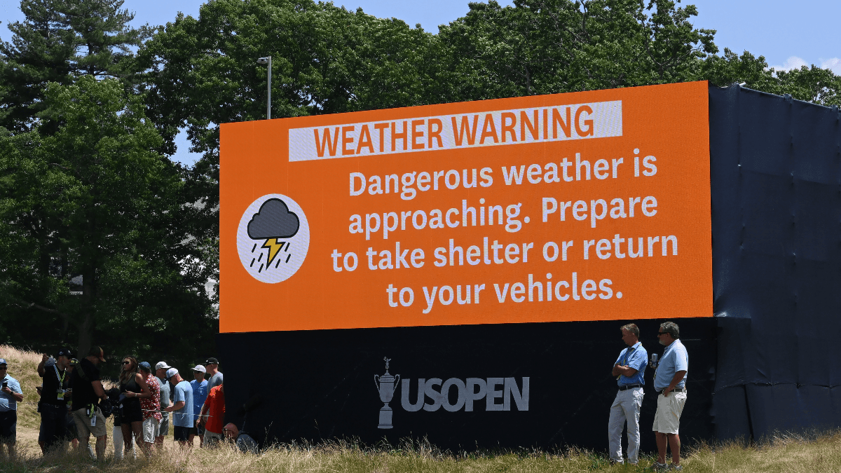 2022 U.S. Open Round 2 Weather Update: Thunderstorms Expected During Friday’s Second Round at The Country Club article feature image