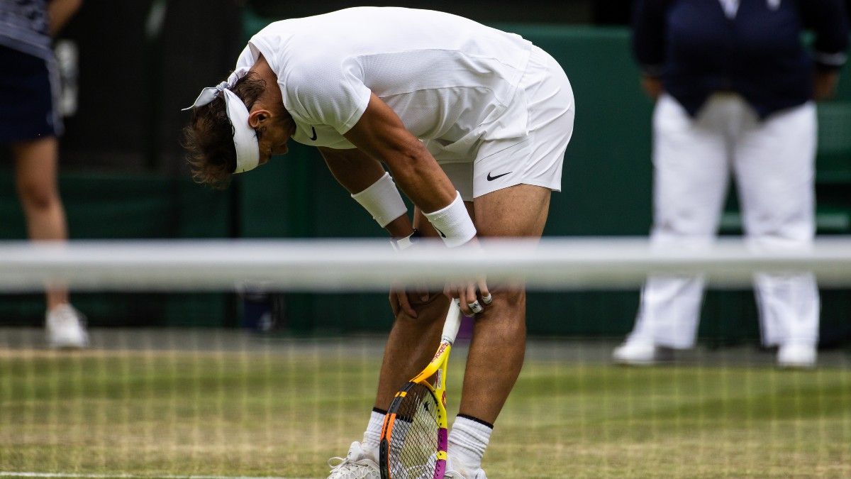 Rafael Nadal Withdraws From Wimbledon Due to Abdominal Injury; Nick Kyrgios Advances to First Grand Slam Final article feature image