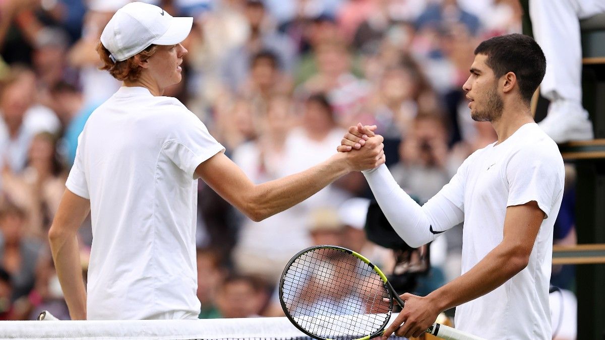 Jannik Sinner Beats Carlos Alcaraz, Shakes Up Wimbledon Odds article feature image