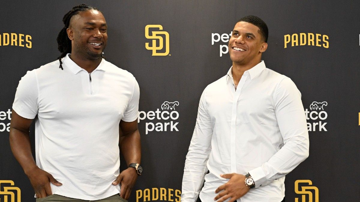Juan Soto and Josh Bell Player Props for Padres vs. Rockies: HR Odds, Total Bases, More as Newest Padres Debut article feature image