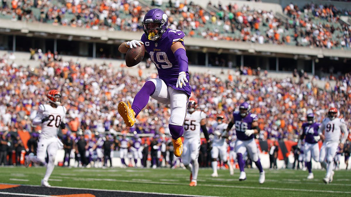 Nfl Week 1 Player Props 5 Anytime Touchdown Scorer Predictions Including Adam Thielen Trevor 3444