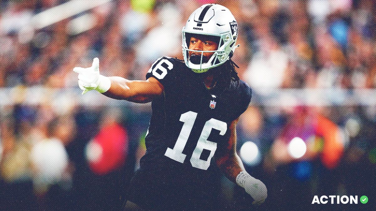 Raiders Vs Lions Props: Jakobi Meyers Anytime Touchdown Scorer Bet