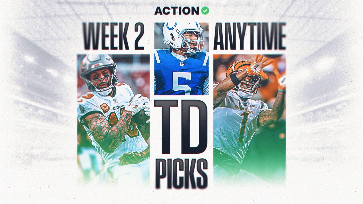 NFL Player Props for Anytime Touchdown Scorers on Sunday Week 2