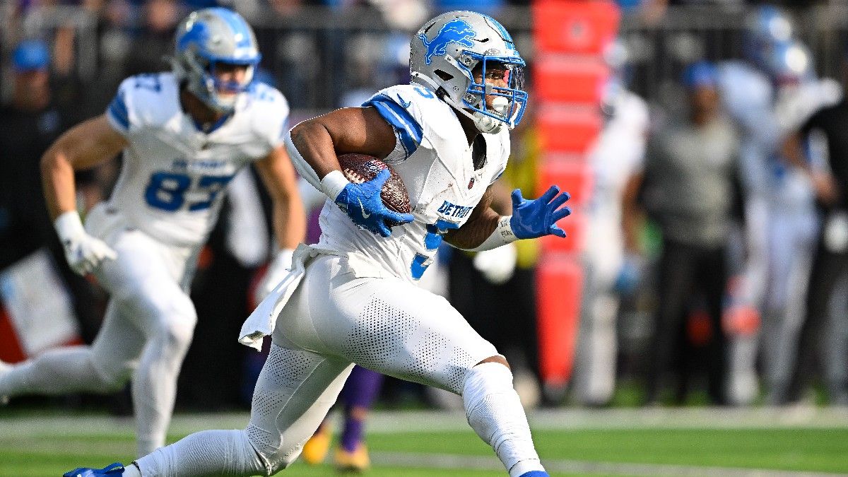 David Montgomery Injures Knee in Lions vs. Vikings