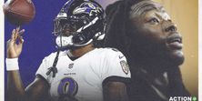 Devin Duvernay Football Edit Tapestries Ravens