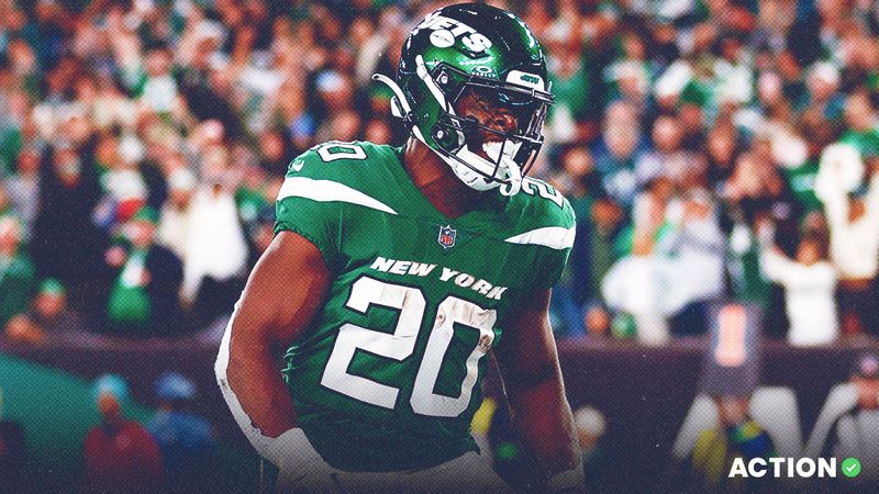 Jets-Raiders Player Prop Bets: Breece Hall, Josh Jacobs, Michael Mayer