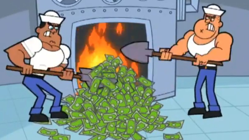 The Story of Daily Fantasy's Burning Money GIF | The Action Network