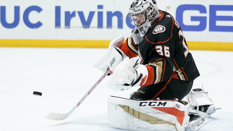 Three NHL Prop Bets for Wednesday: Gibson Over/Under 30.5 Total Saves? article feature image