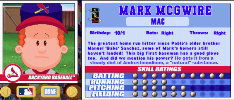 Backyard Baseball 2001 Draftkings Price Guide Part 3