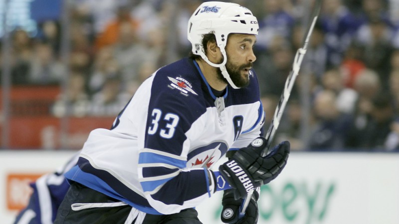 Top NHL Prop Bets for Wednesday: Byfuglien Over/Under 2.5 Total Shots on Goal? article feature image