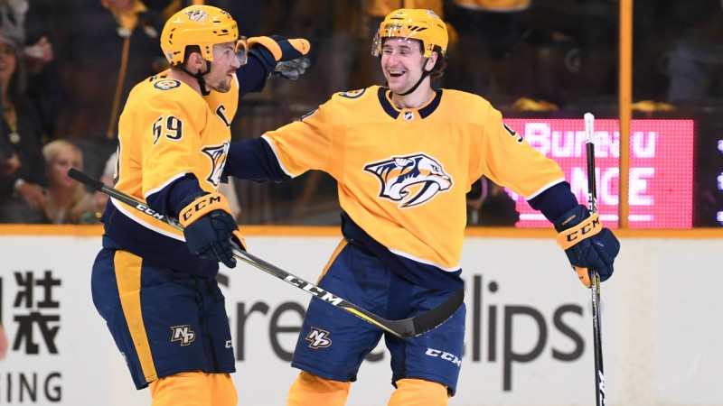 Top NHL Prop Bets for Sunday: Forsberg Over/Under 3.5 Total Shots on Goal? article feature image