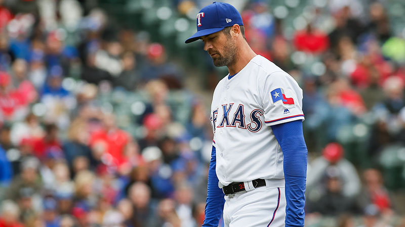 Wednesday’s MLB Over/Under: Will Hamels’ HR Issues Subside vs. Rays? article feature image