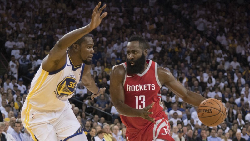 Warriors, Rockets Lead NBA Championship Contenders article feature image