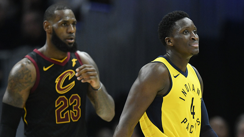 Cavs-Pacers: Victor Oladipo Is Going at LeBron James, And It’s Working article feature image