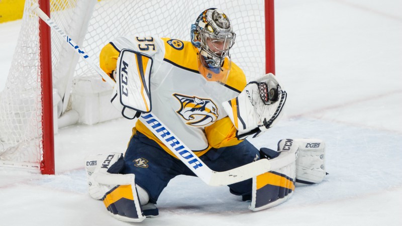 Top NHL Props for Tuesday: Rinne Over/Under 27.5 Total Saves? article feature image