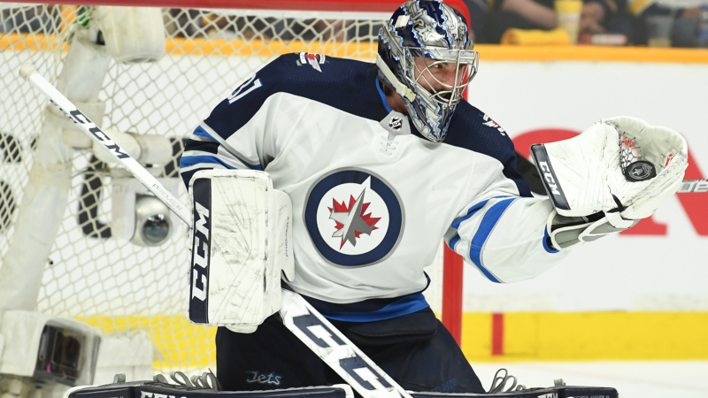 Top NHL Props for Saturday: Hellebuyck Over/Under 29.5 Total Saves? article feature image