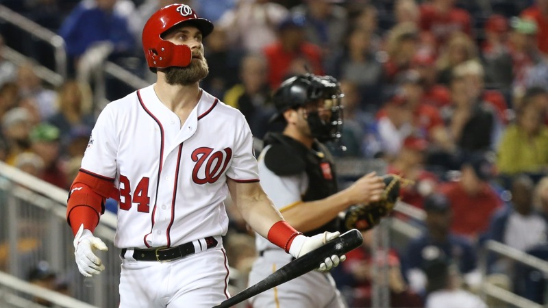 Bryce Harper’s Absence Moving Nats-Padres Line and Total article feature image