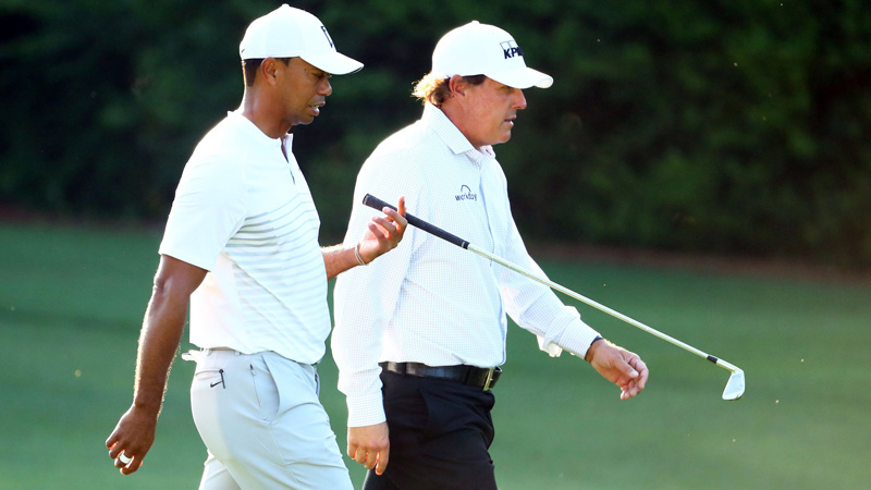 Who’d Be Favored in ‘High-Stakes’ Phil Mickelson-Tiger Woods Match? article feature image