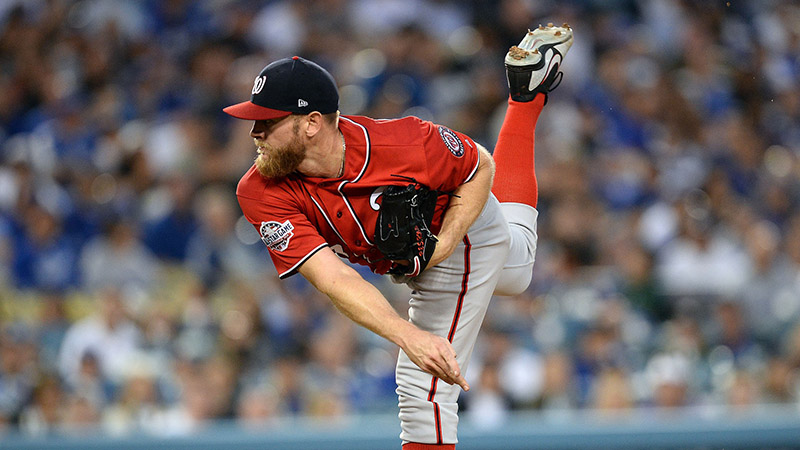 Monday’s MLB Over/Under: Can the Padres Get to Stephen Strasburg Tonight? article feature image