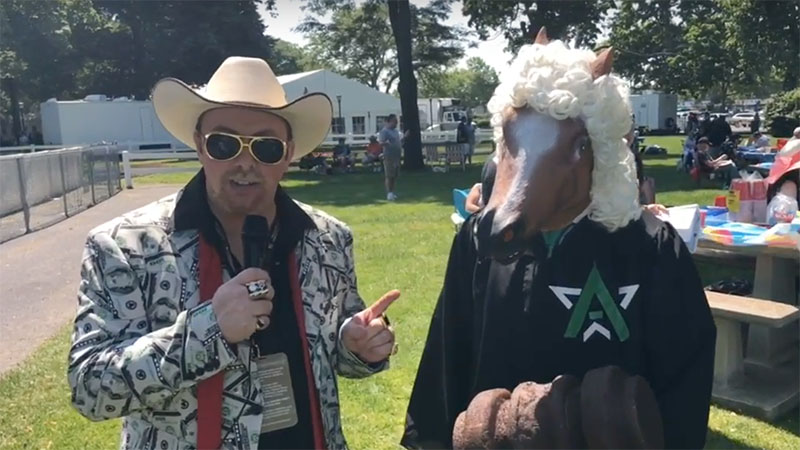 ‘I Want to Interview a Horse’: BlackJack Takes Over the Belmont article feature image
