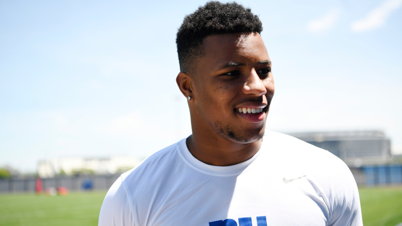 Schwartz: Can Saquon Barkley Get 1,100 Yards in Pat Shurmur's Scheme? | The Action Network Image