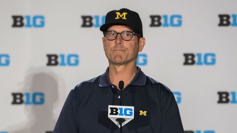 Jim Harbaugh Is Not a Fan of Sports Betting article feature image