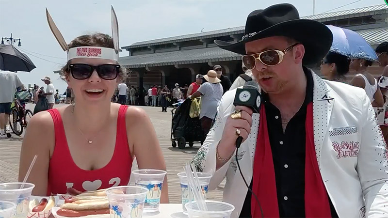 WATCH: BlackJack Fletcher Takes Over the 2018 Hot Dog Contest article feature image
