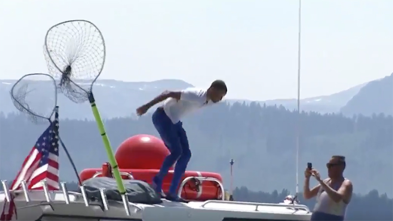 Steph Curry Loses Golf Bet to His Dad, Jumps in Lake Tahoe article feature image