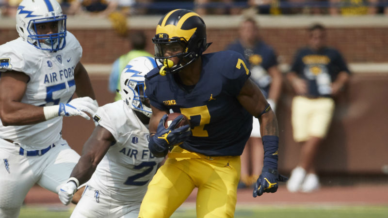 Michigan WR Group Too Deep for Tarik Black Injury to Sway Bettors article feature image