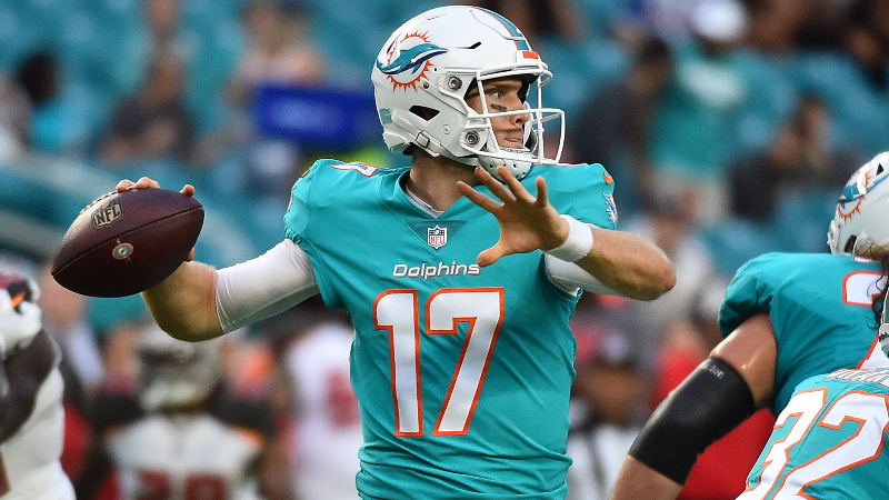 Dolphins vs. Panthers Preseason Betting Odds: Who Will Be Tannehill’s Top WR? article feature image