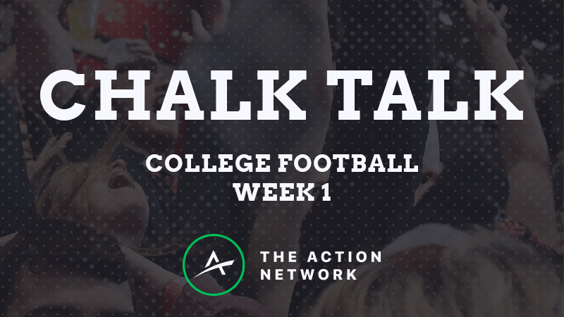 Chalk Talk: Watch Our College Football Week 1 Betting Show article feature image